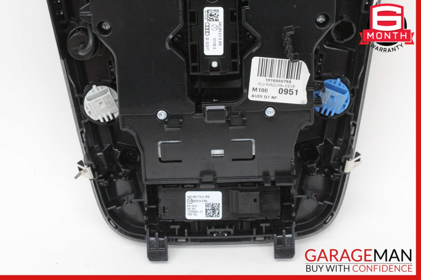 2017-2024 Audi Q7 SUV Overhead Dome Light Lamp 4M0947135CT Genuine