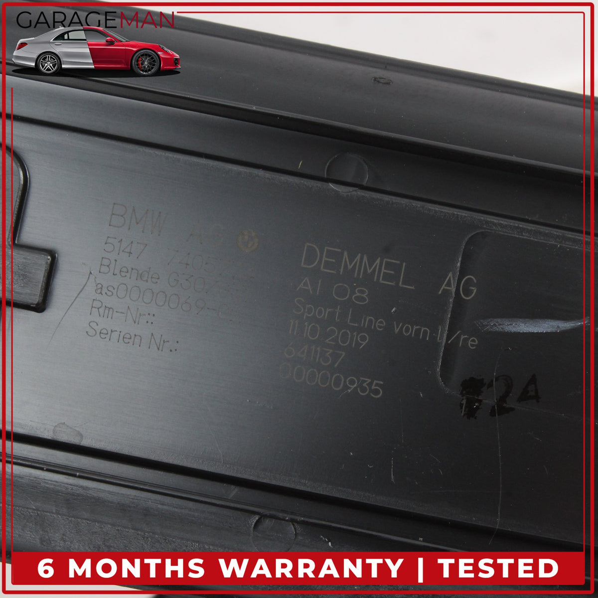 2017-2023 BMW 530e G30 Front and Rear Door Sill Scuff Plate Trim Set of 4 OEM