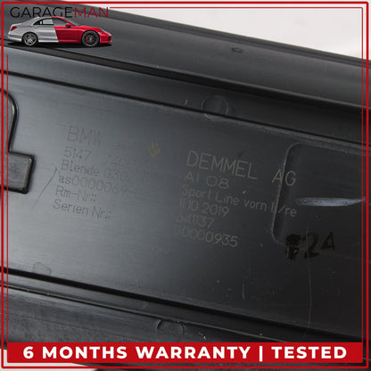 2017-2023 BMW 530e G30 Front and Rear Door Sill Scuff Plate Trim Set of 4 OEM