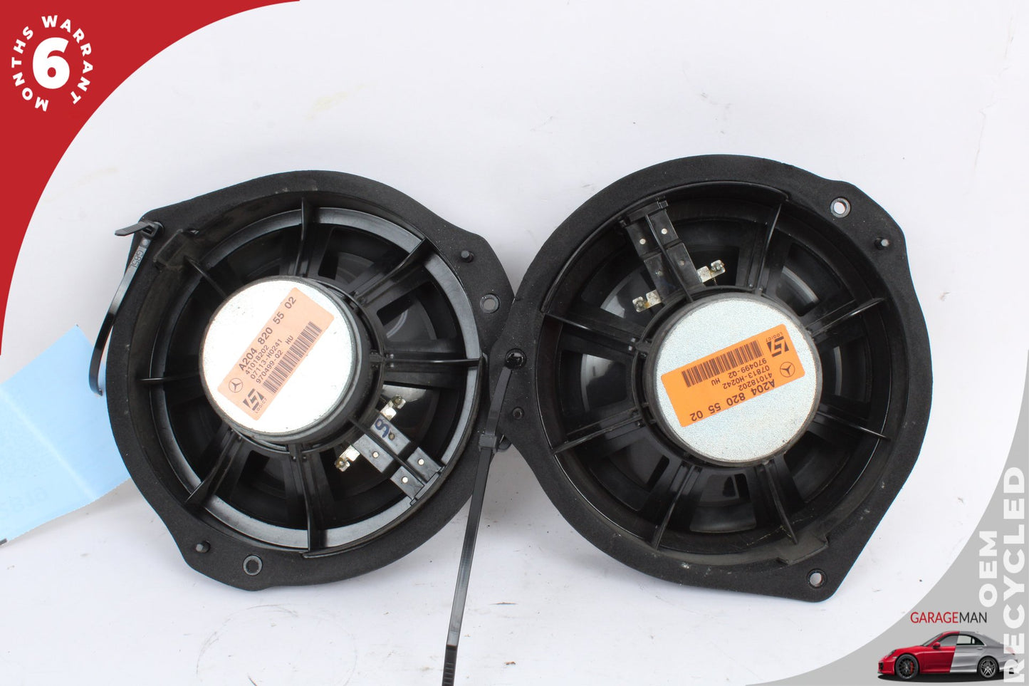 08-18 Mercedes E350 W212 Front Door Audio Speaker Logic 7 Set 2048205502