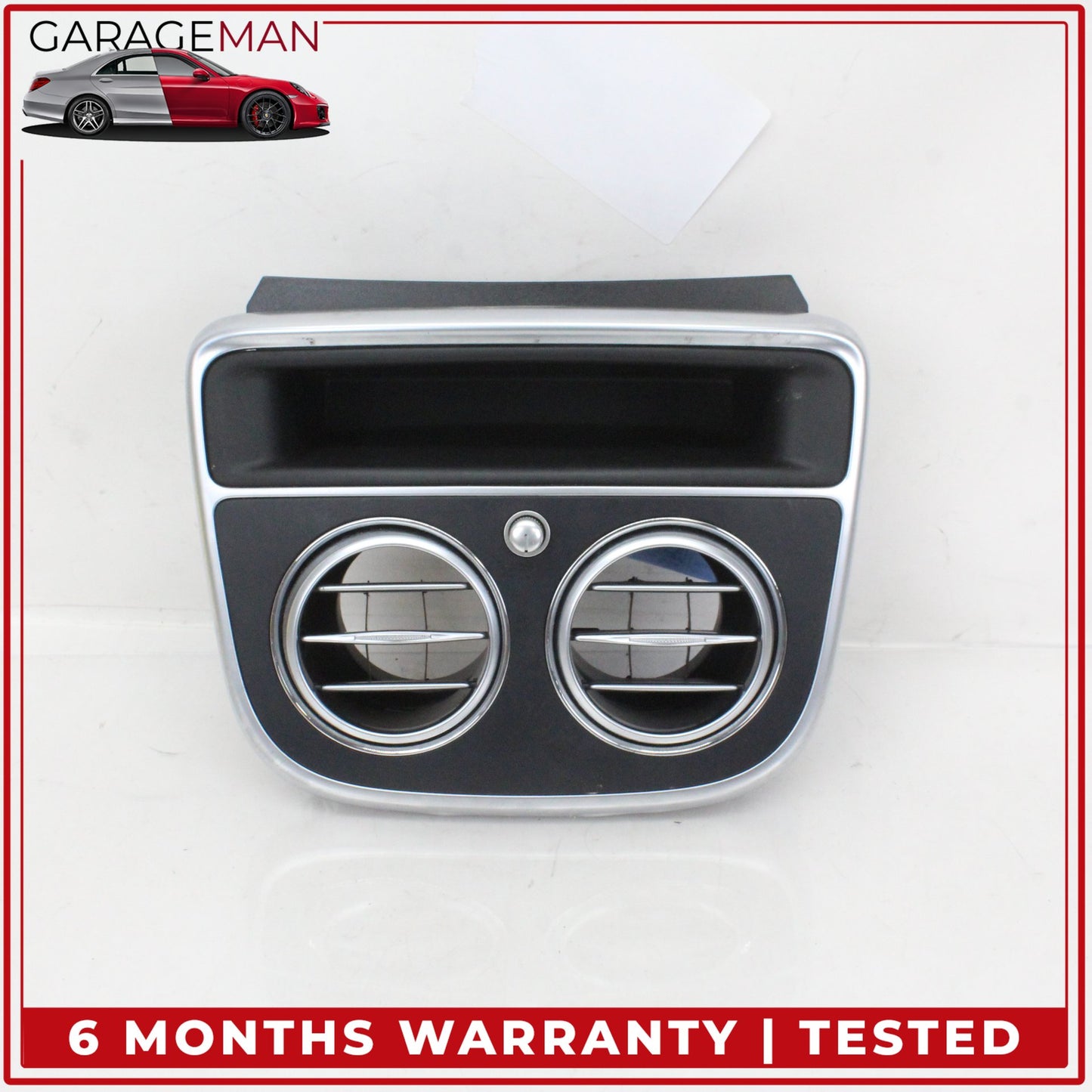 2014-2020 Mercedes W222 S550e Rear Center Console AC A/C Air Vent Trim OEM