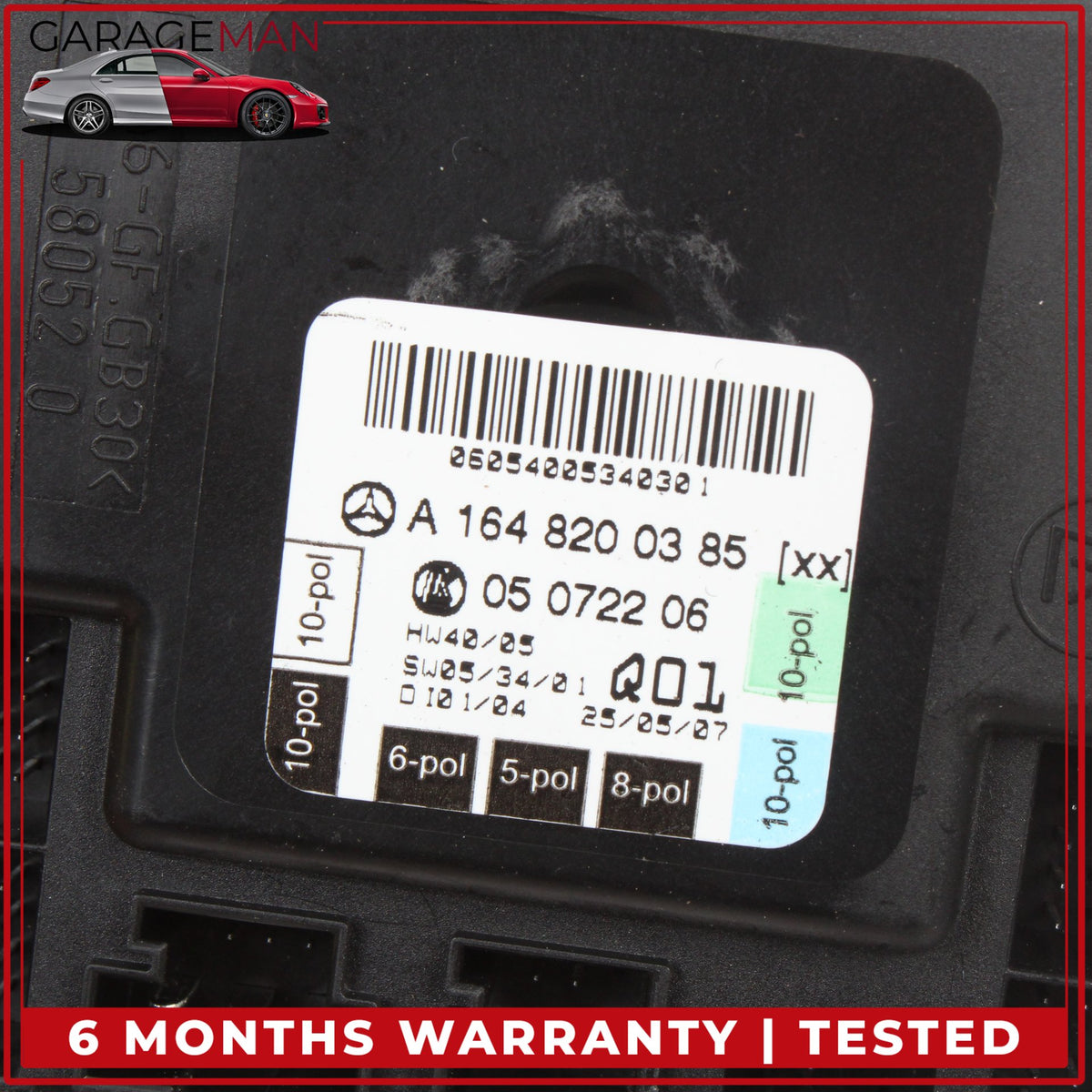 2006-2013 Mercedes W164 ML350 Front Left Side Door Control Module 1648200385 OEM