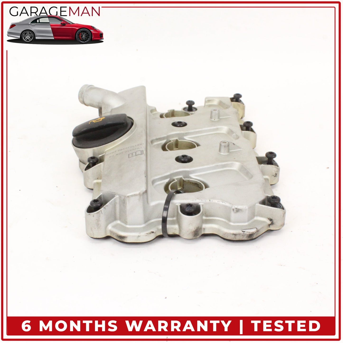 2011-2018 Porsche Cayenne 958 Left Side Engine Cylinder Head Valve Cover OEM