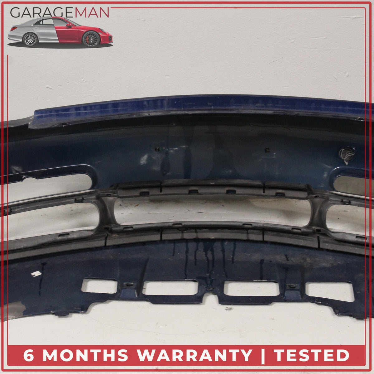 1999-2001 Porsche 911 Carrera 996 Front Bumper Cover Lapis Blue Metallic OEM