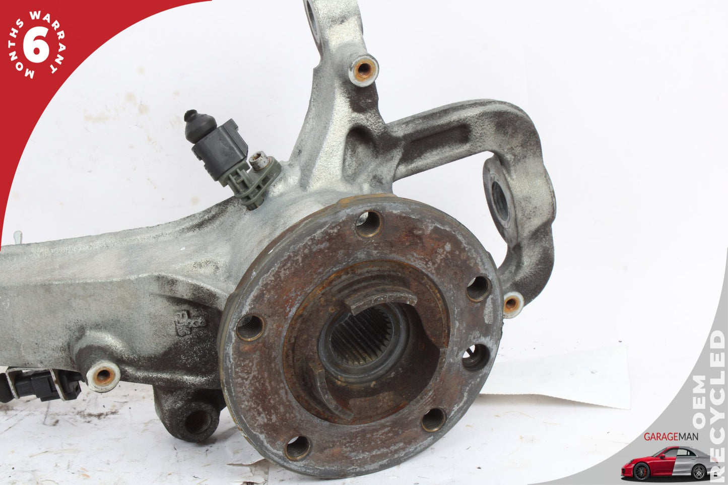 2003-2010 Audi Q7 AWD 3.6L Front Left Spindle Knuckle Wheel Hub 7L0407257A OEM