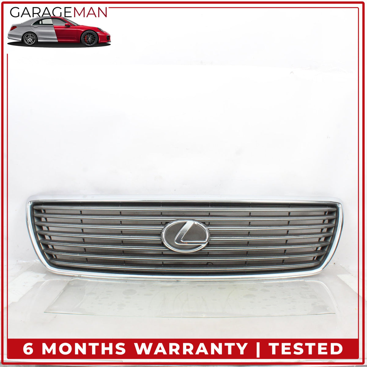 2001-2003 Lexus LS430 XF30 Front Hood Radiator Grille w/ Emblem 5311250090 OEM