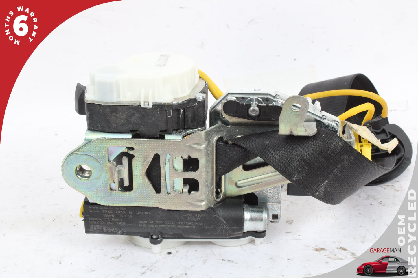 2012-2018 Audi A6 A7 Quattro Front Right Side Seat Belt Retractor 4G8857706 OEM