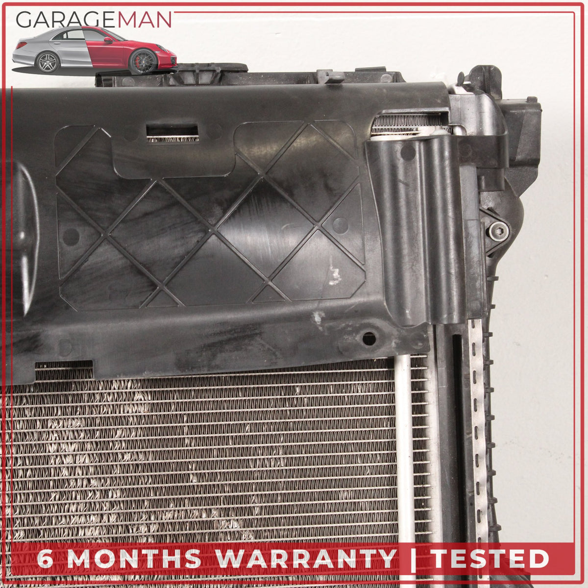 2010-2016 Porsche Panamera 970 Engine Cooling Radiator AC A/C Condenser OEM