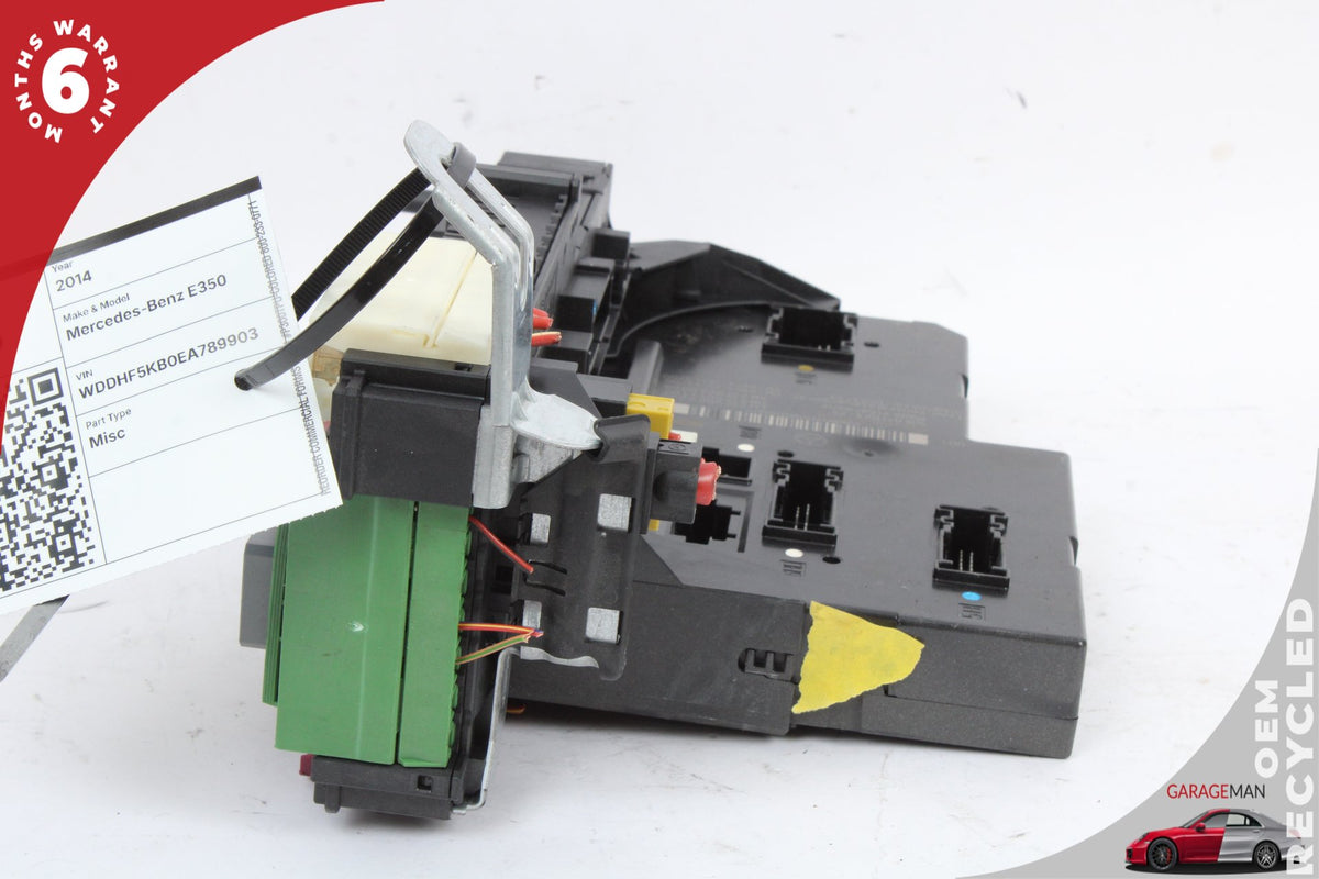 10-18 Mercedes-Benz E350 W212 Sedan Rear SAM Fuse Relay Box 2129009722