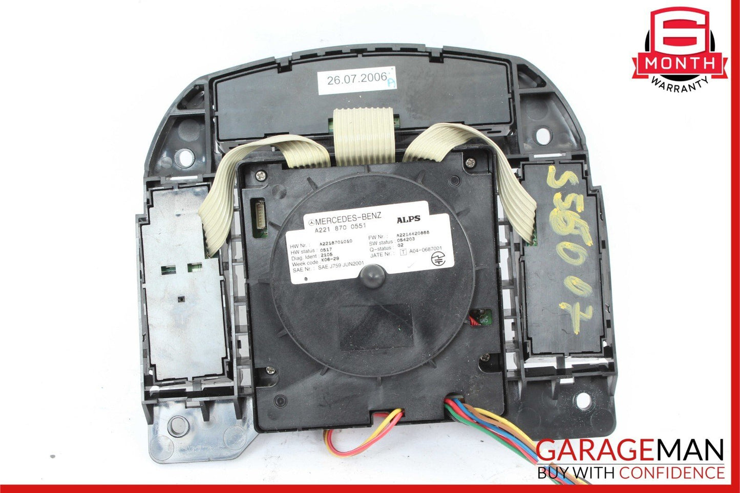 07-09 Mercedes W221 S550 S450 CL550 Center Console Multi Function Switch Control