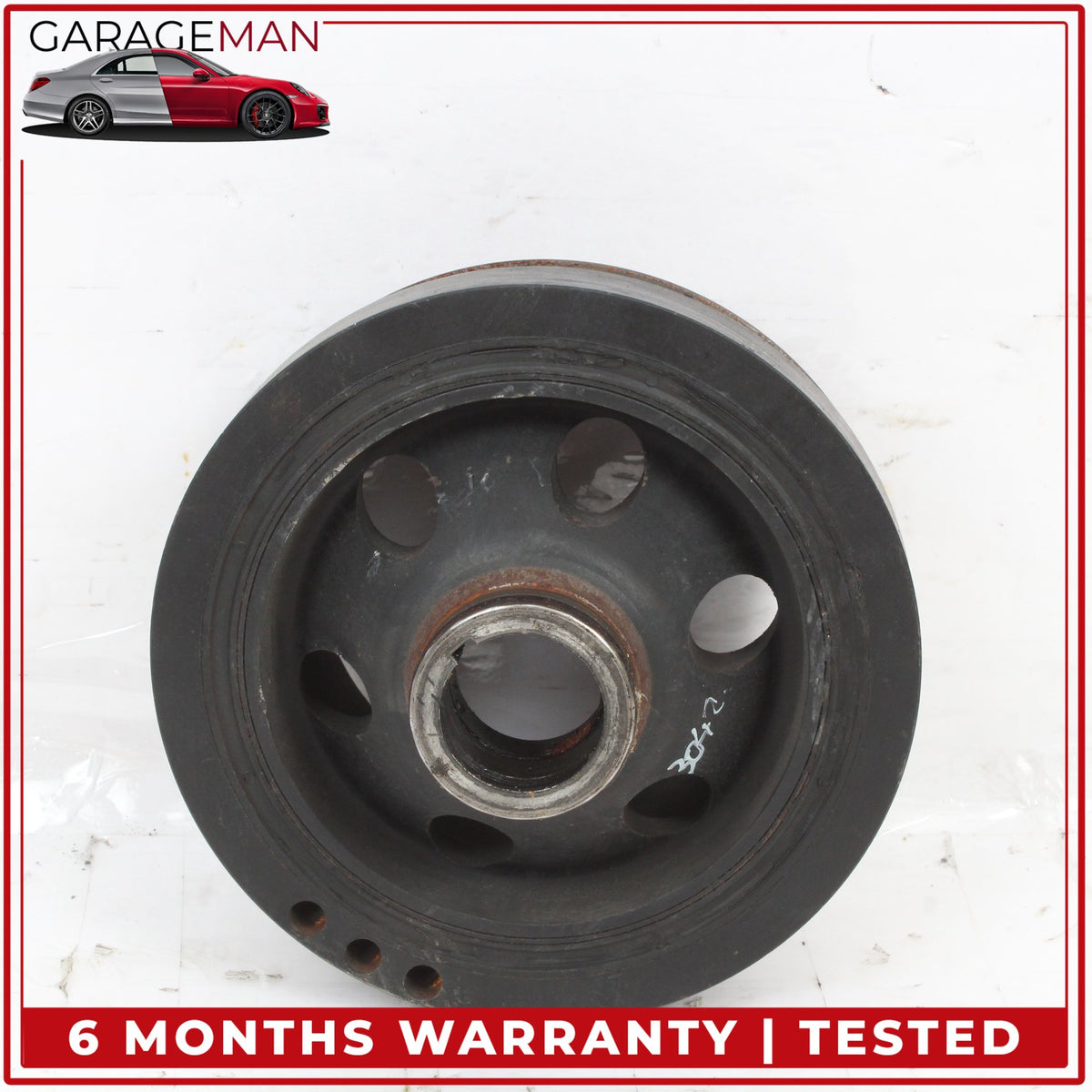 2003-2011 Mercedes W220 S55 AMG Engine Crankshaft Pulley Vibration Damper OEM