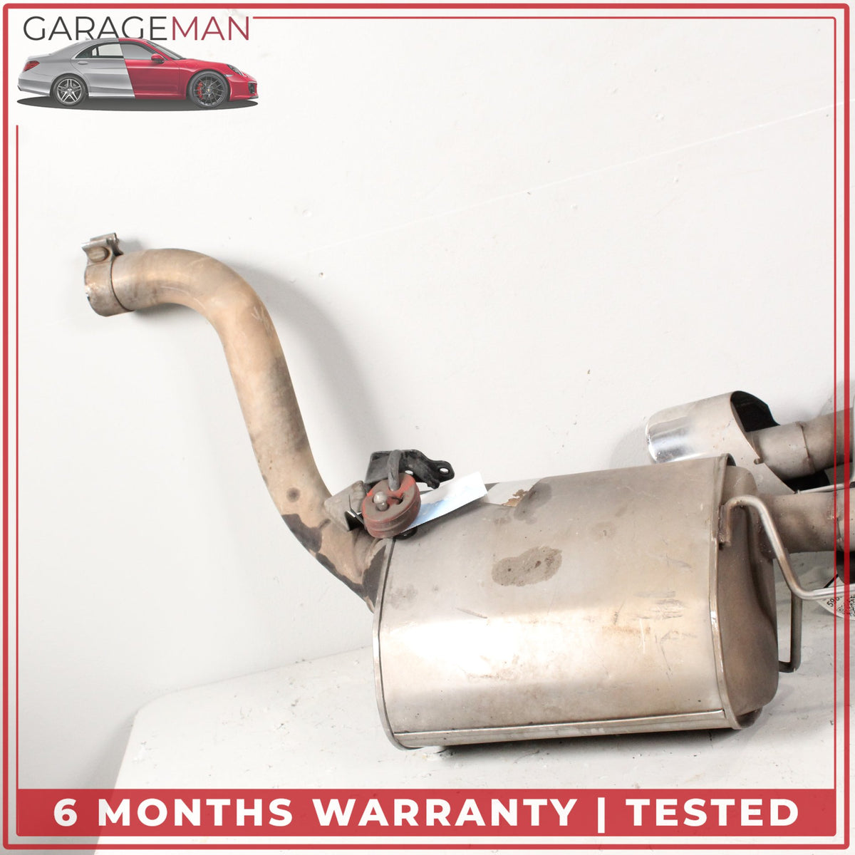 2013-2015 Jaguar XF X250 Exhaust Muffler Left and Right Side Set DX235230AB OEM