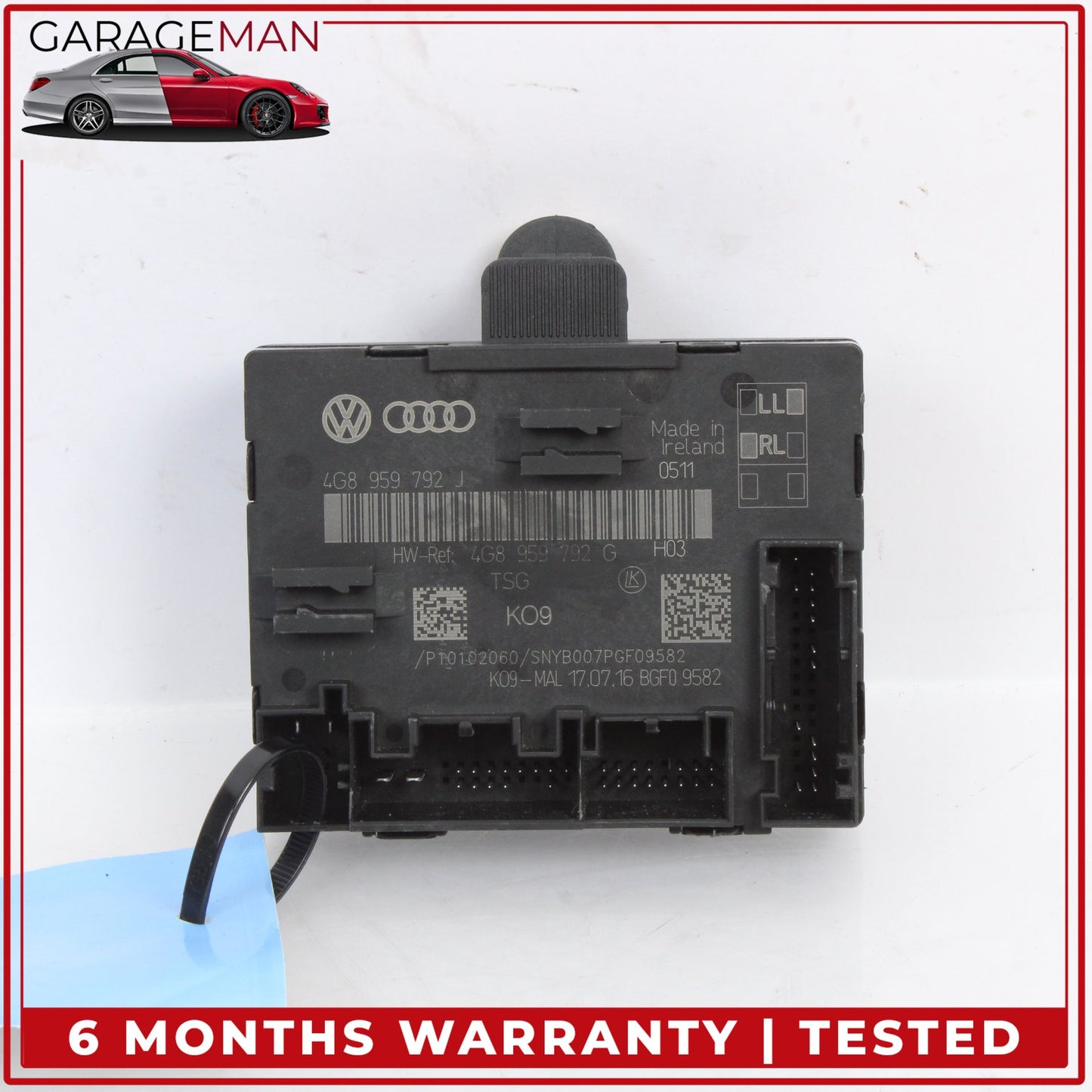 2012-2018 Audi A6 C7 Sedan Front Right Door Control Module 4G8959792 OEM