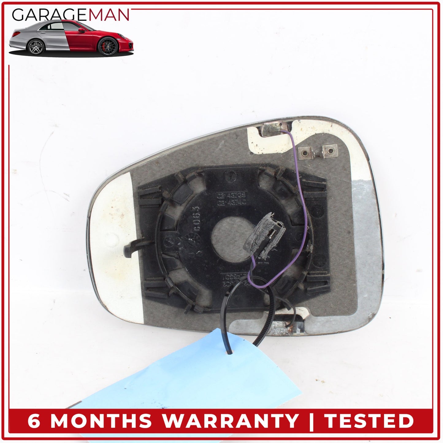 2008-2019 Maserati GranTurismo M145 Front Right Side Door Rear View Glass OEM