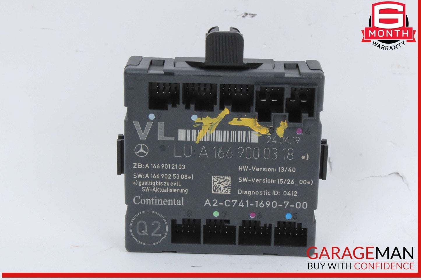 12-20 Mercedes X156 GLA250 Front Left Driver Side Door Control Module Unit OEM