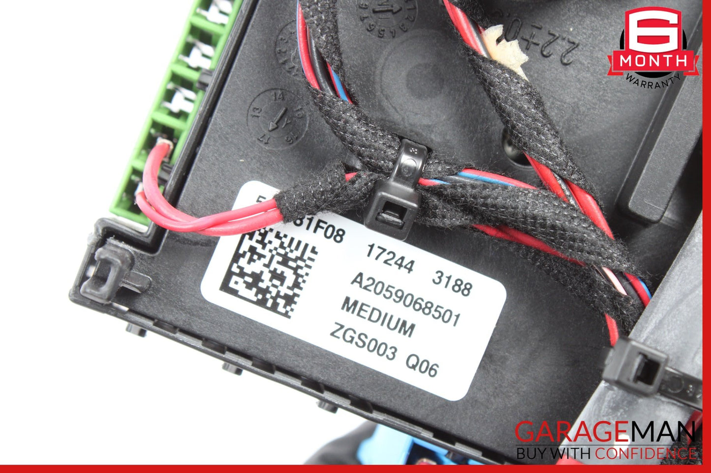 2018 Mercedes-Benz C300 W205 Sedan Rear SAM Fuse Box Relay Module 2059068501