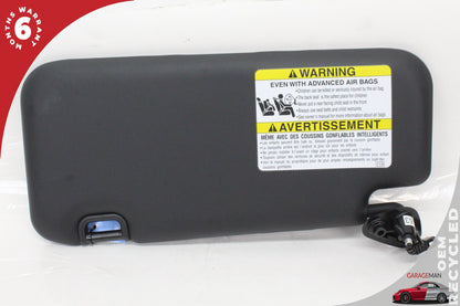 2022-2025 Subaru BRZ Toyota GR86 Front Right Side Sun Visor Black SU00309687 OEM