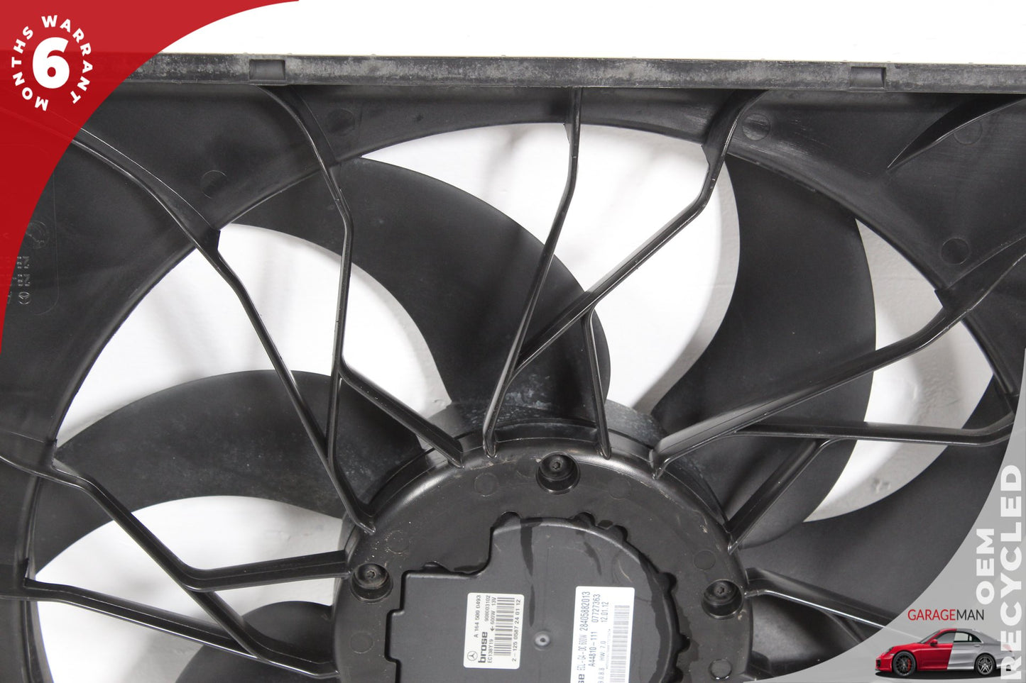 2006-2013 Mercedes-Benz R350 W251 Engine Radiator Cooling Fan Motor Assembly