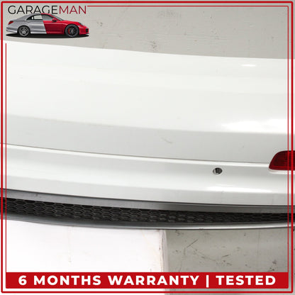 2010-2015 Audi Q7 Rear Bumper Cover Panel Glacier White Metallic OEM