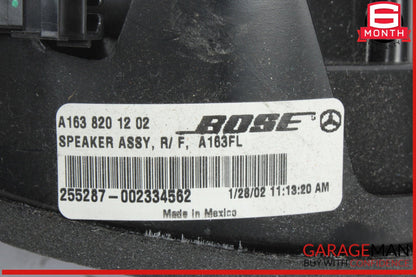 2002-2006 Mercedes-Benz ML320 W163 Audio Speaker Set 1638201202