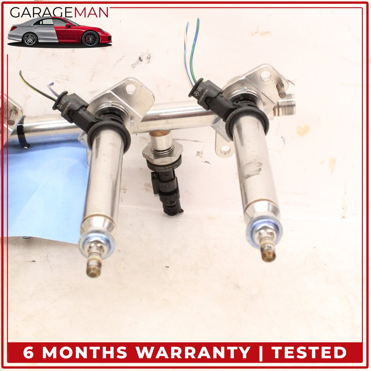 2014-2020 Mercedes W117 CLA250 GLA250 Fuel Injection Rail Line Assembly OEM