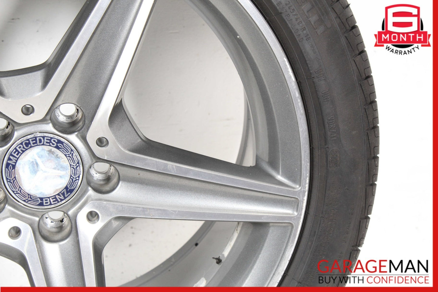 2015-2018 Mercedes W205 C300 Rear Wheel Tire Rim 8.5Jx18H2 ET49 2054011200 OEM