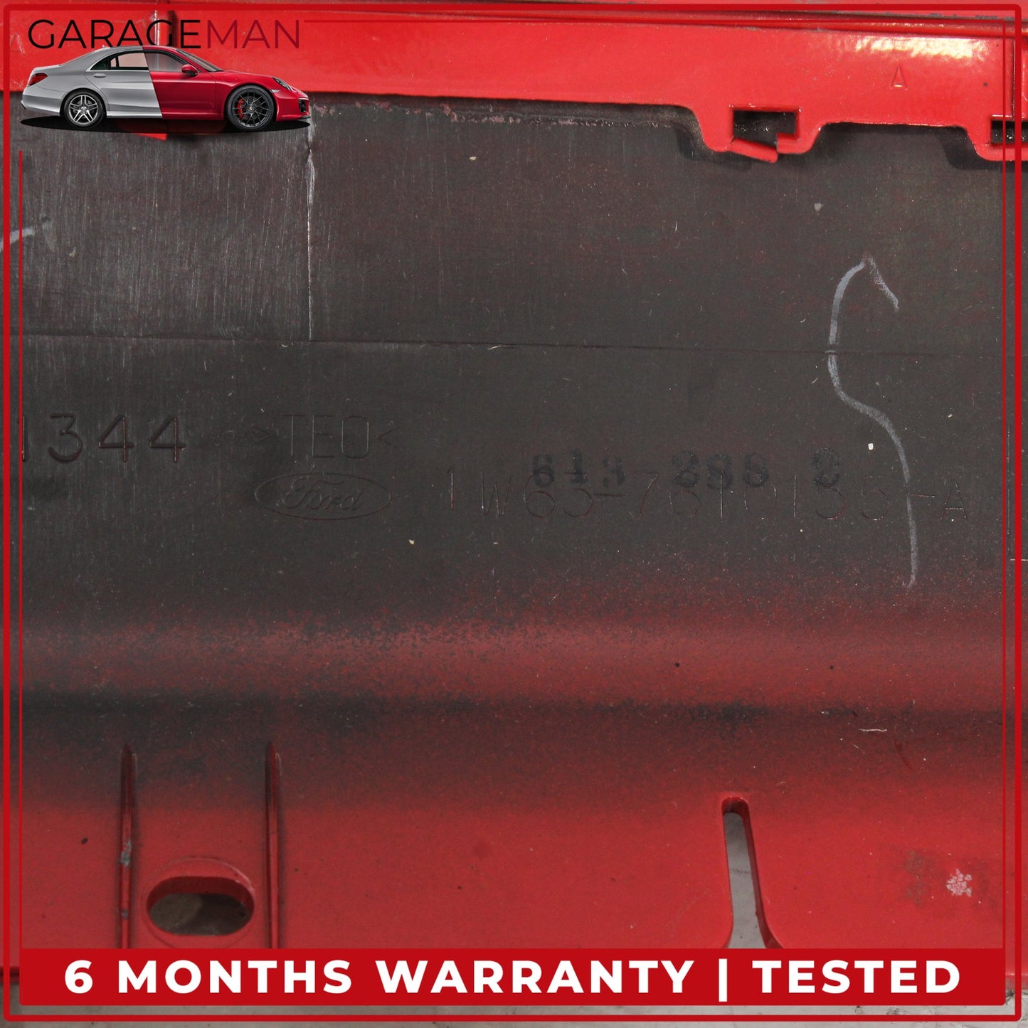2002-2005 Ford Thunderbird Left Side Skirt Rocker Panel Red 1W637610155A OEM