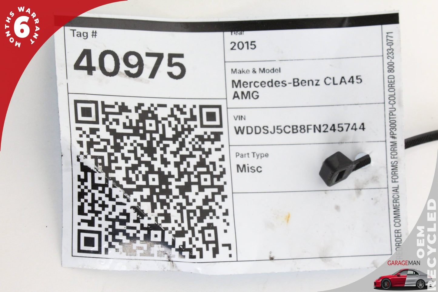2014-2019 Mercedes-Benz CLA45 AMG w117 AWD 2.0L Intercooler Air Cooler Radiator 111120-ZX5122 OEM