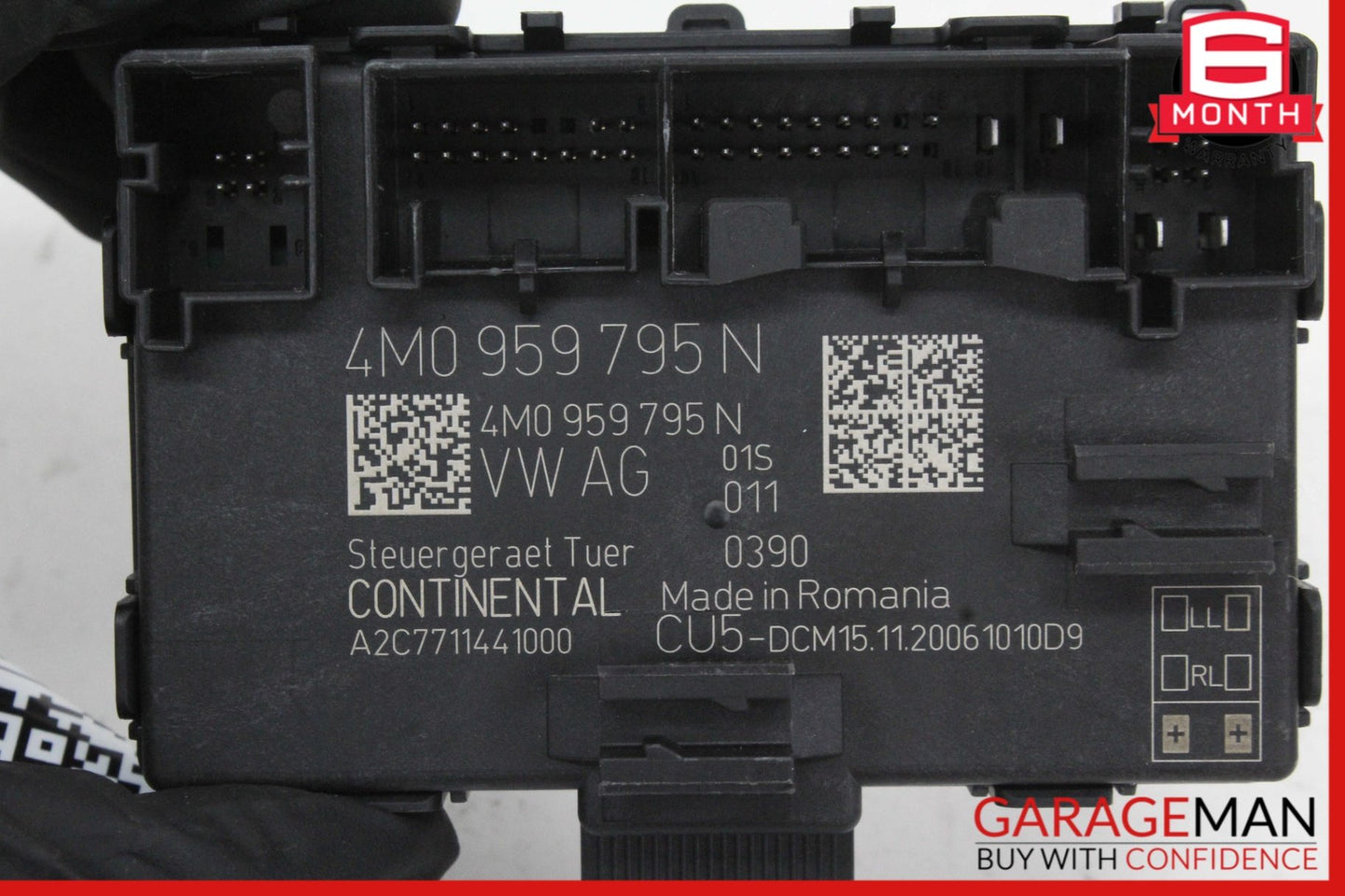 2018-2024 Audi A4 B9 Sedan Rear Door Control Module 4M0959795N Genuine