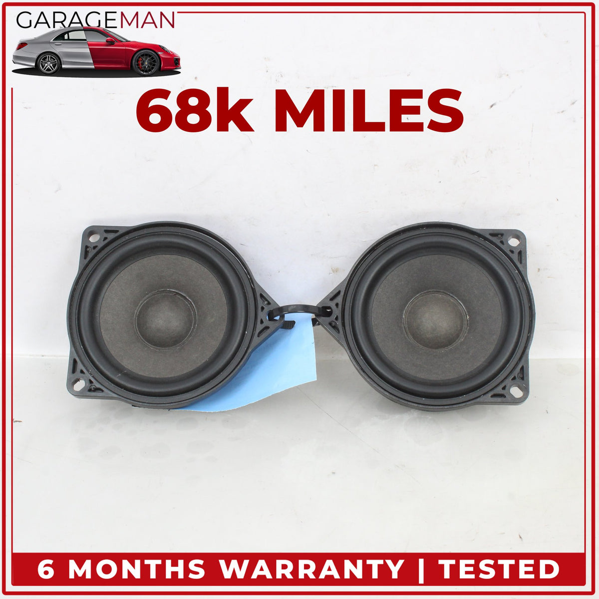 2017-2023 Tesla Model 3 Rear Left and Right Side Door Speaker Set 107974200A OEM