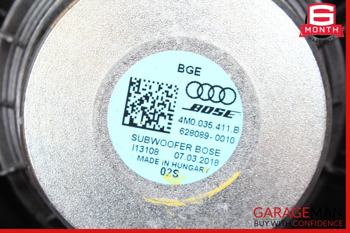 2017-2019 Audi Q7 SUV Rear Left and Right Side Door Speaker 4M0035411B