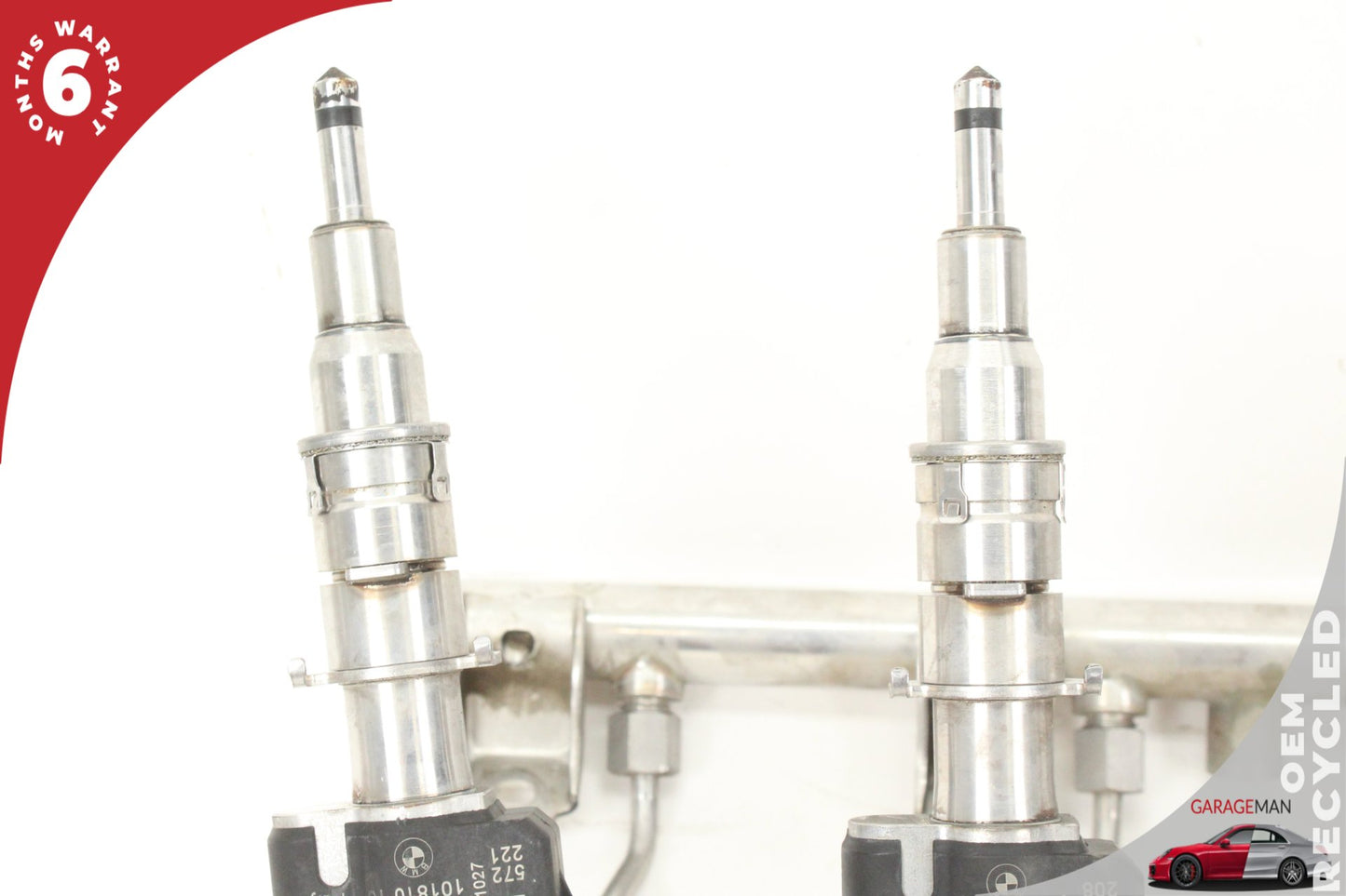2011-2016 BMW 550i F10 N63 4.4L Fuel Injectors Set of 4 Index-12 w/ Left Side Fuel Rail