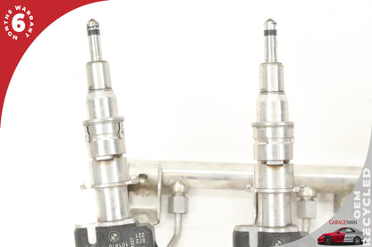 2011-2016 BMW 550i F10 N63 4.4L Fuel Injectors Set of 4 Index-12 w/ Left Side Fuel Rail