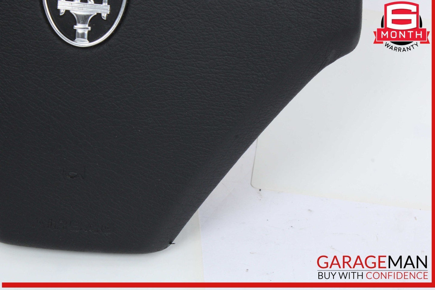 03-13 Maserati Quattroporte M139 Steering Wheel Airbag Black OEM