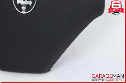 03-13 Maserati Quattroporte M139 Steering Wheel Airbag Black OEM