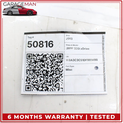 2012-2018 BMW 320i xDrive Rear Left and Right Side Coil Spring Set 6851726 OEM