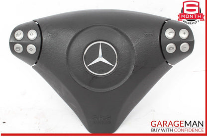 05-08 Mercedes W203 C230 C240 C350 Steering Wheel Air Bag Airbag Black OEM
