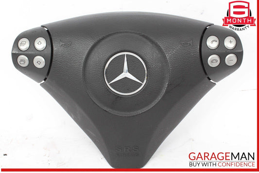 05-08 Mercedes W203 C230 C240 C350 Steering Wheel Air Bag Airbag Black OEM
