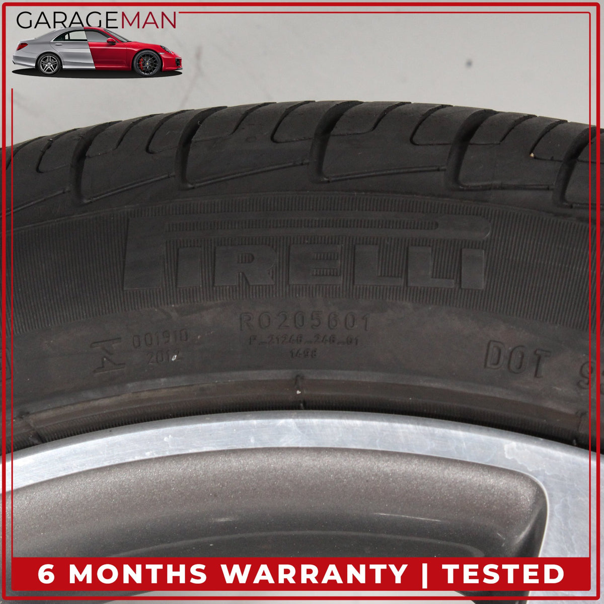 2015-2023 Mercedes W205 C300 Front or Rear Wheel Rim w/ Pirelli Tire 7.5JX18 OEM