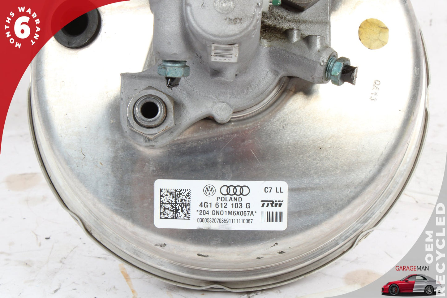 2012-2018 Audi A7 A6 Power Brake Booster Master Cylinder w/ Reservoir 4G1612103G