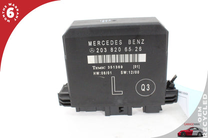 2001-2007 Mercedes W203 C240 Rear Left Side Door Control Module 2038206526 OEM