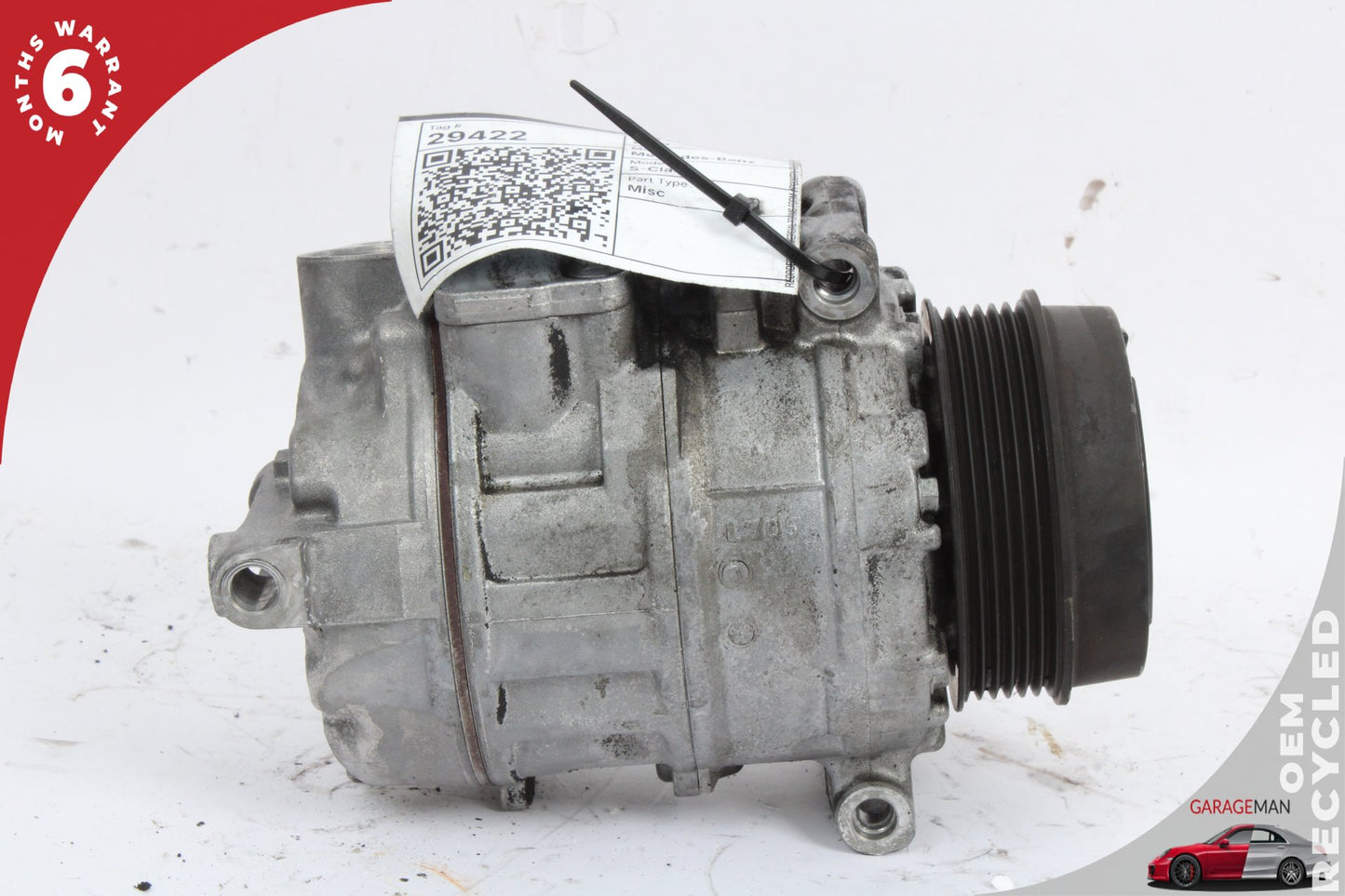 2007-2011 Mercedes W221 S550 AC A/C Air Conditioning Compressor 0022301211 OEM