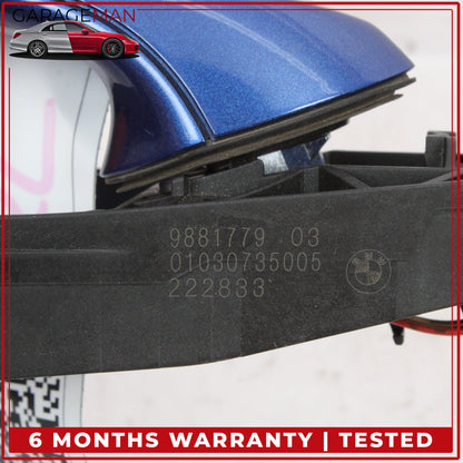 2019-2025 BMW M340i G20 Rear Left Side Exterior Door Handle Blue 9881779 OEM