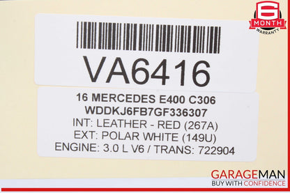 10-17 Mercedes W207 E400 E550 Coupe Front Right Roof Head Airbag Curtain Air Bag