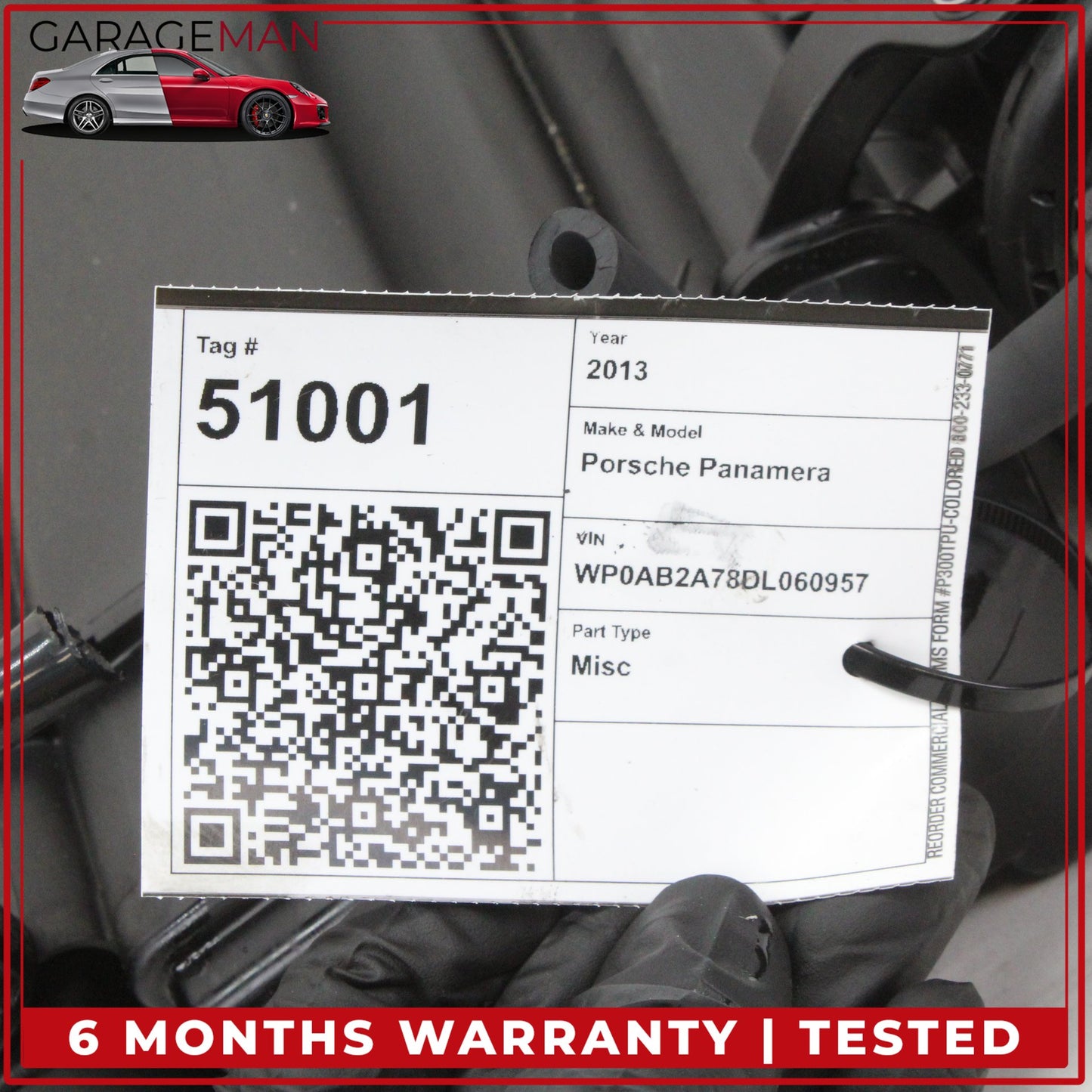 2010-2013 Porsche Panamera 970 Fuel Evap Vapor Charcoal Canister 97020132100 OEM