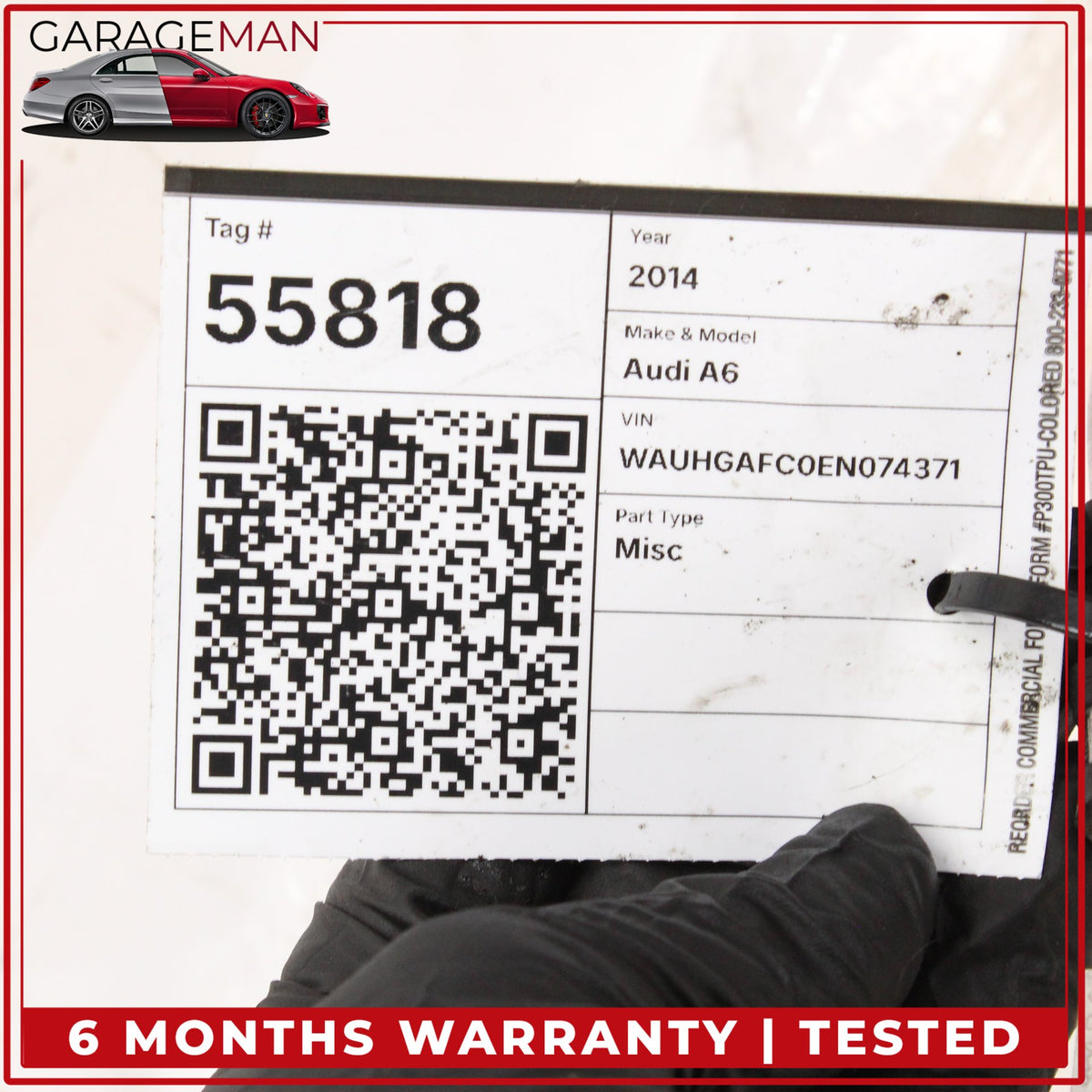 2010-2018 Audi A6 Cayenne 958 3.0L V6 High Pressure Fuel Gas Line Pipe Hose OEM