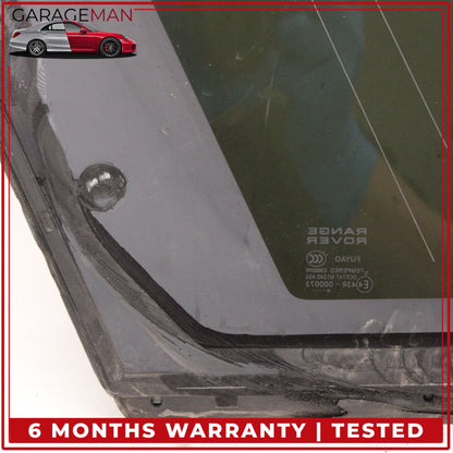 2014-2022 Range Rover Sport L494 Rear Right Quarter Window Glass DK6229600DC OEM