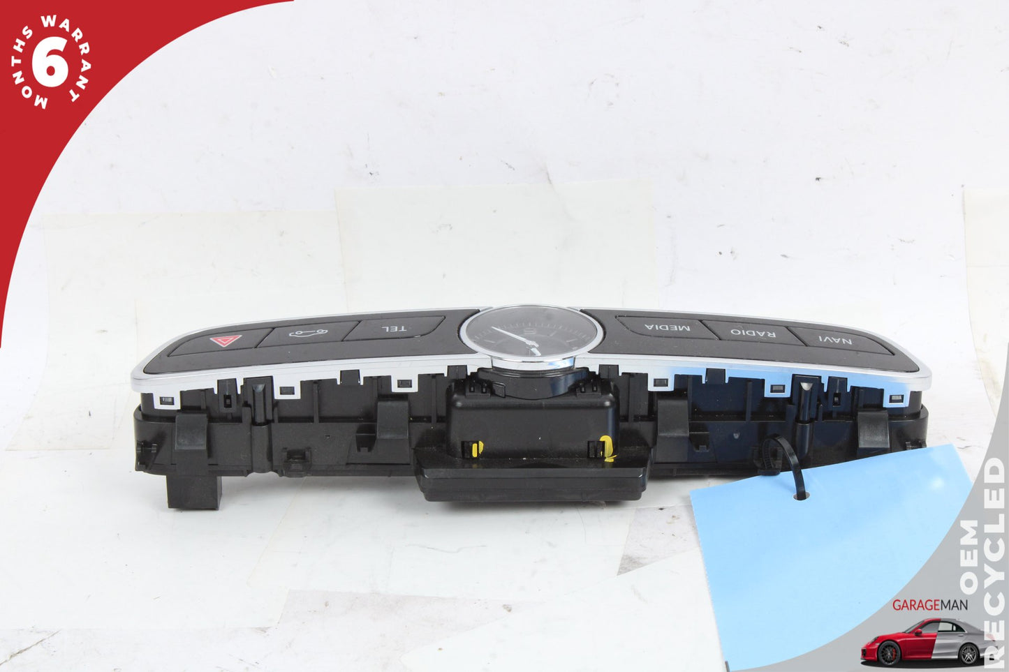 17-19 Mercedes-Benz E400 W213 Wagon Center Dash Hazard Control Switch w Clock 2138272000
