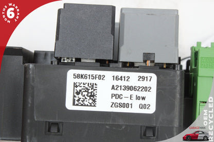 17-19 Mercedes-Benz E400 W213 Station Wagon Front Engine Fuse Box Relay 2139062202