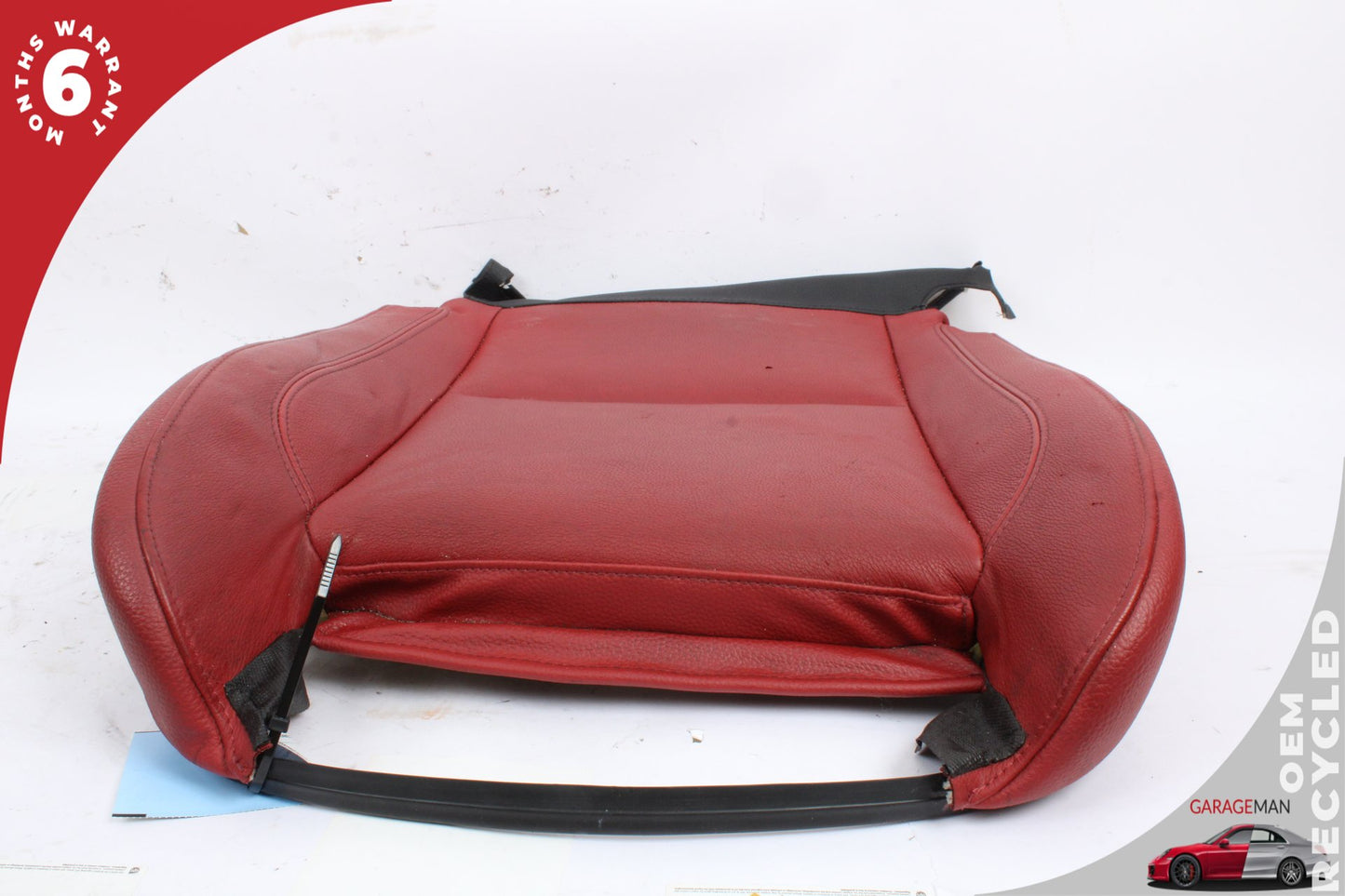 2007-2013 BMW 335is 328i Front Right Lower Bottom Seat Cushion Red 7253056 OEM